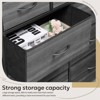 KTMBDW Dresser with 8 Drawers, Chest Clothing Organizer Unit, Large Storage Furniture for Bedroom, Hallway, Living Room, Nursery & Closet, Black - image 4 of 4