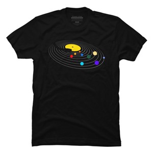 Men's Design By Humans Music Planet By clingcling T-Shirt - 1 of 2