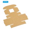 Unique Bargains Square Paper Homemade Soap Box with PVC Window for DIY 20 Pcs - 3 of 4