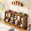 MaseiKar Kids Bookshelf, Bookcase Footboard, Toy Storage Cubby, 35.4" L Children's Toy Shelf, Toy Storage Cabinet, Fit for Children's Room, Playroom - 4 of 4
