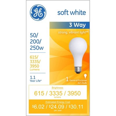 General Electric 3 Way Light Bulb