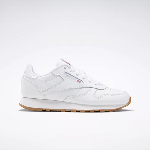 Reebok Classic Leather Shoes Grade School 6 Ftwr White Ftwr White Rubber Gum 02 Target