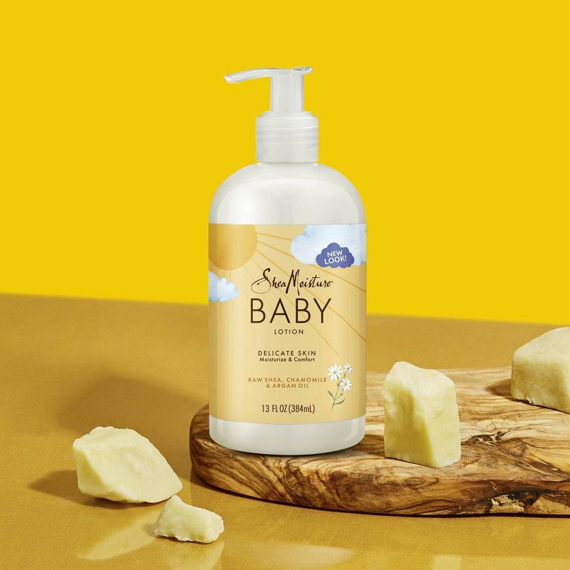 SheaMoisture Baby Lotion Raw Shea + Chamomile + Argan Oil Calm & Comfort for All Skin Types, 4 of 14