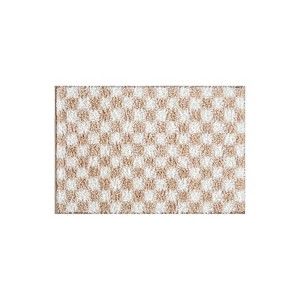 World Rug Gallery Block Shag Rug – Great for Living Room, Bedroom, or Entryway – Medium Pile, Easy to Clean – Anthracite Dark Gray - 1 of 4