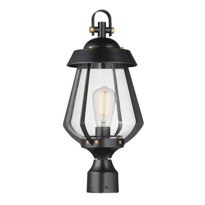 Maxim Lighting Mariner 1 - Light Post Light in  Black/Antique Brass