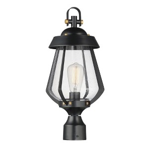 Maxim Lighting Mariner 1 - Light Post Light in  Black/Antique Brass - 1 of 1