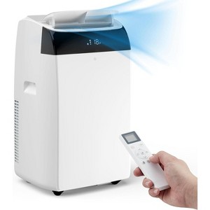 12000Btus Portable Air Conditioner Rapid Cooling AC Unit With Cool/Dehumidifier/Fan/Kits - 1 of 4