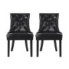 Christopher Knight Home Maggie Contemporary Tufted Armless Dining Chairs (Set of 2) - 2 of 4