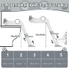 Potty Training Seat with Step Stool Ladder for Toddlers, Quick Ladder for Training with Anti-Slip Safe Pads and Adjustable Height Legs - 4 of 4