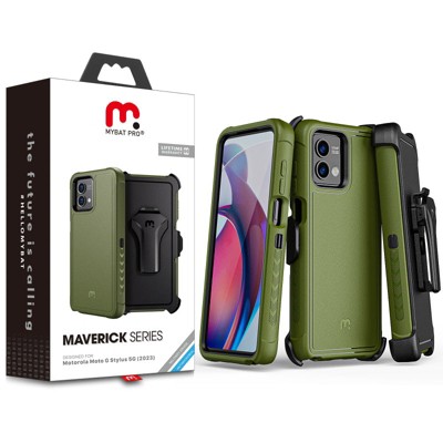 MyBat Pro Maverick Series Case w/ Holster for Motorola Moto G Stylus 5G (2023)