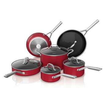 Ninja Foodi NeverStick Vivid Oven Safe 8 Piece Pots & Pans Cookware Set,  Crimson, 1 Piece - Kroger