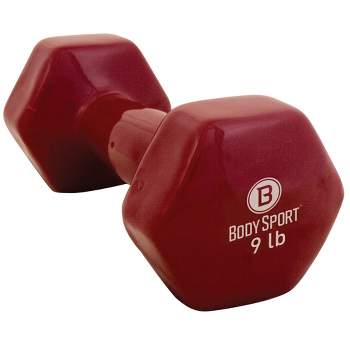 Soozier Set of 2 Hex Dumbbell Weights, Rubber Lift Weights for
