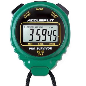 Accusplit A601X Pro Survivor Stopwatch | Get Maximum Performance with the Million-Cycle No-Fail Switches | Extra-Large Digital Display - 1 of 1