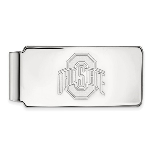 Black Bow Jewelry Sterling Silver Ohio State Buckeyes NCAA Money Clip - image 1 of 3