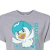 Women's - Pokémon - Quaxly Stats Cropped Graphic T-Shirt - 2 of 4