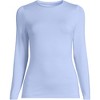 Lands' End Women's Plus Size Lightweight Jersey Skimming Long Sleeve Crew Neck T-shirt - 3 of 3