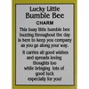 Ganz Glass Pocket Charm with Story Card, Lucky Little Bumble Bee - 3 of 3