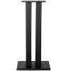 Monolith 32 Inch Speaker Stand (Each) - Black | Supports 100 lbs, Adjustable Spikes, Compatible With Bose, Polk, Sony, Yamaha, Pioneer and others - image 2 of 4