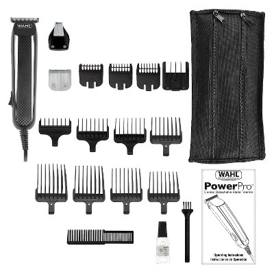 Wahl Power Pro Corded Men's Multi Purpose Trimmer with 3 Replaceable Trimmer Heads - 9686