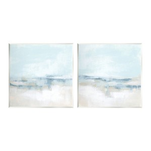 Stupell Industries Abstract Blue Atmospheric Landscape Wall Plaque Art - 1 of 4