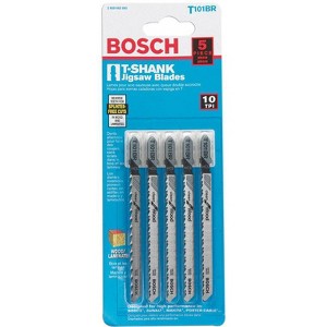 Bosch 4 in. High Carbon Steel T-Shank Jig Saw Blade 10 TPI 5 pk - 1 of 1