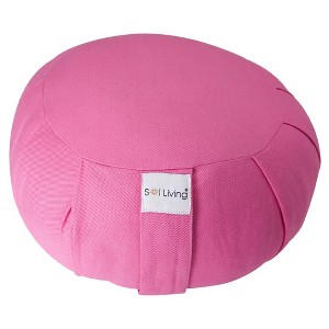 Sol Living Zafu Cushion Pillow with Removable Cover Round - 1 of 4