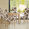PiccoCasa Stool Stretch Spandex Short Dining Chair Slipcovers - 3 of 4