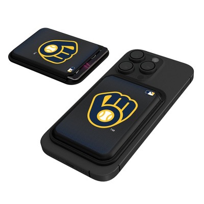 Keyscaper MLB National League Teams Linen Black Magnetic Credit Card Wallet