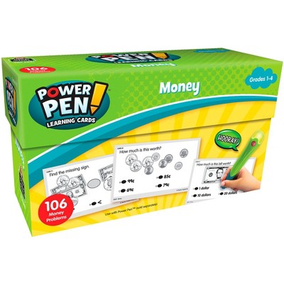 Teacher Created Resources Power Pen Learning Cards, Money, Grades 1 to 4