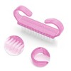 Unique Bargains Durable Translucent Horn Nail Brush 2.44"x1.38" 1 Pc - 3 of 4