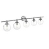 Elegant Lighting Jaelynn 5 light Chrome and Clear Bath Sconce - 2 of 4
