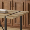 NicBex Dining Table Set for 6 Modern Medieval Style Dining Table Set Rustic Industrial Wood Color MDF dining table for Dining Room, Cream - 4 of 4