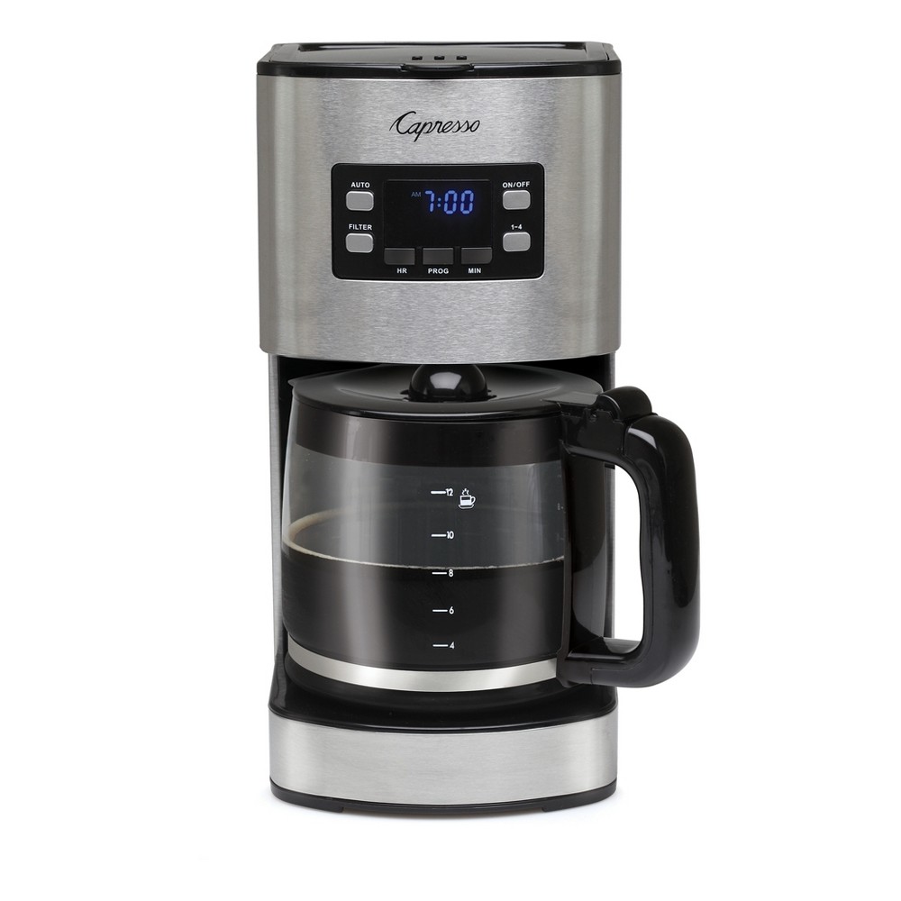 Photos - Coffee Maker Capresso 12-Cup  with Glass Carafe SG300 – Stainless Steel 434 