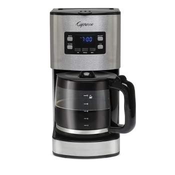 Capresso 12-Cup Coffee Maker with Glass Carafe SG300 – Stainless Steel 434.05