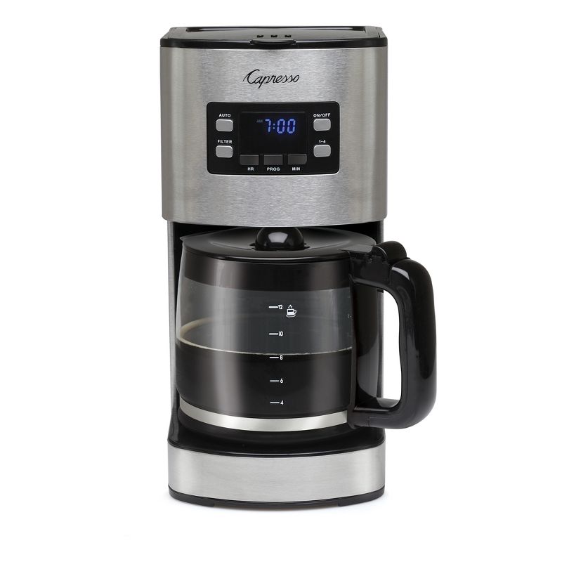 Capresso 12-Cup Coffee Maker with Glass Carafe SG300 &#8211; Stainless Steel 434.05, 1 of 7