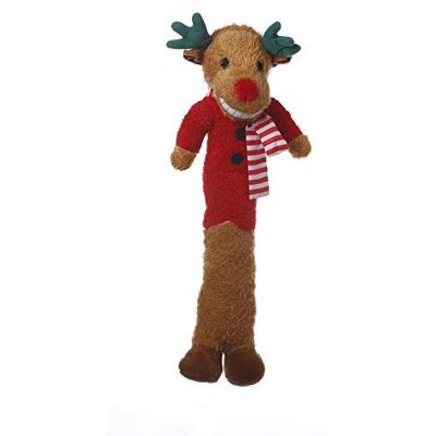 Multipet Loofa Reindeer Dog Toy