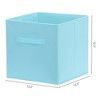 REGALWOVEN Collapsible Fabric Storage Bin with Handle for Organizing Clothes Books 2 Pcs - 4 of 4