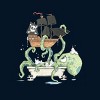 Men's Design By Humans Kraken in the Tub By Handclones T-Shirt - 2 of 4
