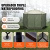 VEVOR Pop Up Gazebo Tent, Pop-Up Screen Tent 6 Sided Canopy Sun Shelter, 10x10FT Quick Set Screen Tent with Mosquito Netting, Army Green - 4 of 4