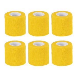 Unique Bargains Self-Adhesive Elastic Breathable Athletic Tapes 6 Rolls - 1 of 4