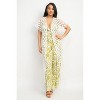 Slickblue Women's Open Front Fringe Cardigan, Crocheted Design, Off White, Short Sleeves, Size S/M-M/L - 3 of 4