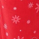 red snowflakes with red trim