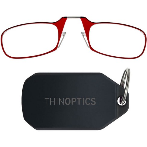 Thinoptics Armless Reading Glasses With Keychain Case - +1.00