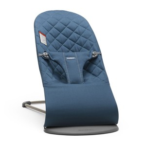 BabyBjörn Bouncer Bliss Classic Quilt Woven, Midnight Blue - 1 of 3