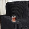 NicBex 83.86 Inch Modern Corduroy Couch,3-Seater Sofa with 2 Cup Holders for Living Room,Bedroom,Office,Apartment - 4 of 4