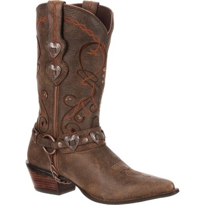 Women's Brown Leather Boots With Brown Shaft— Removable Arnes – Texas Boot  Ranch