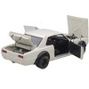 1972 Nissan Skyline GT-R (KPGC-10) Racing White "Millennium" 1/18 Diecast Model Car by Autoart - 2 of 4