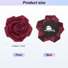 Unique Bargains Handmade Big Rose Flower Brooches and Pins for Women 4.3 Inch 1 Pc - 3 of 4