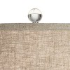 360 Lighting Logan 29" Tall Farmhouse Rustic End Table Lamp Textured Faux Stone Finish Single Beige Shade Living Room Bedroom Bedside Nightstand House - 3 of 4