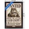 Trends International One Piece - God Usopp Wanted Poster Framed Wall Poster Prints - 3 of 4